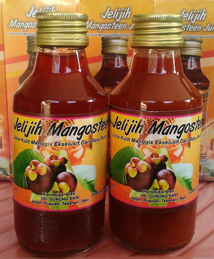 JELIJIH MANGOSTEEN JUICE, JUS KULIT BUAH MANGGIS ASLI DESA JELIJIH PUNGGANG
